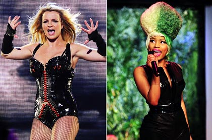 Britney Spears y Nicki Minaj