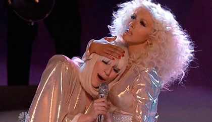 Lady Gaga y Christina Aguilera