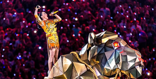 Actuación de Katy Perry en la Superbowl