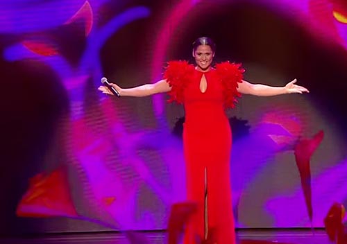 Actuación de Rosa López en el Eurovision's Greatest Hits