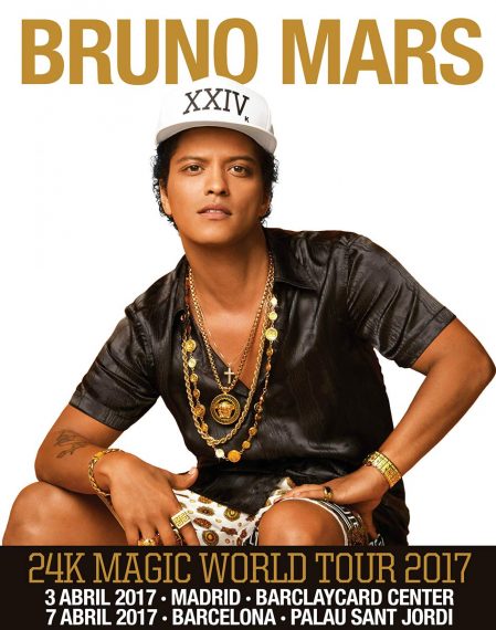 Nueva gira de Bruno Mars