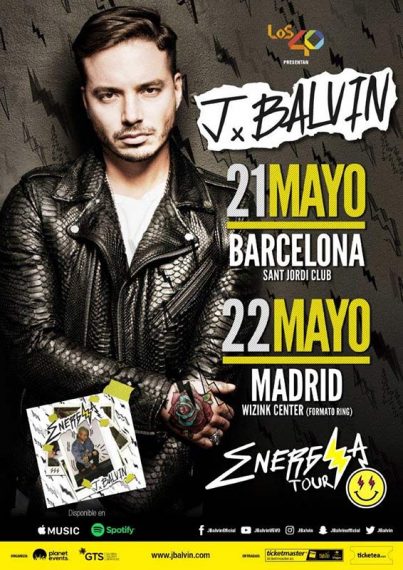 Conciertos de J Balvin en España