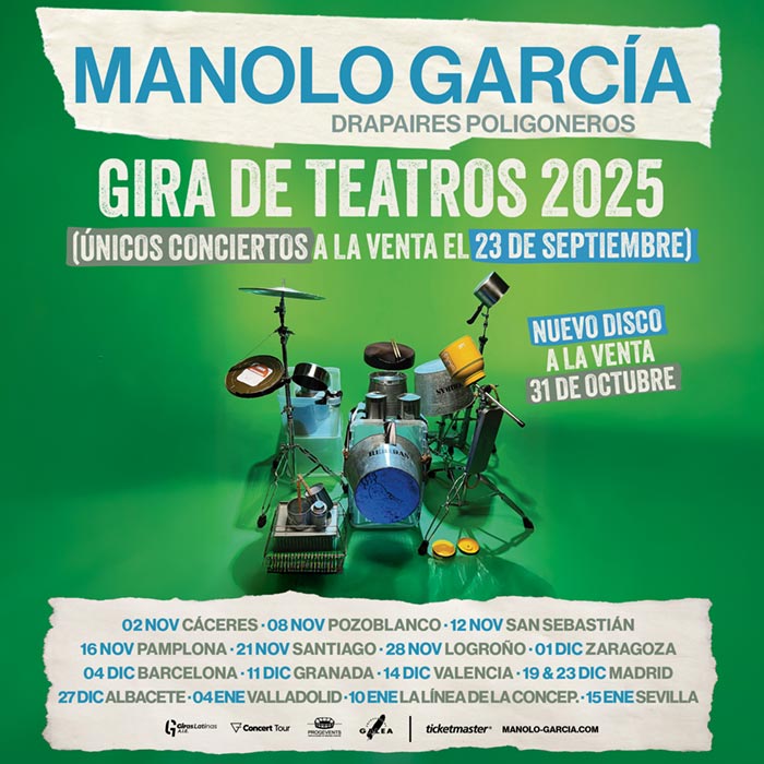 Gira de teatros de Manolo García