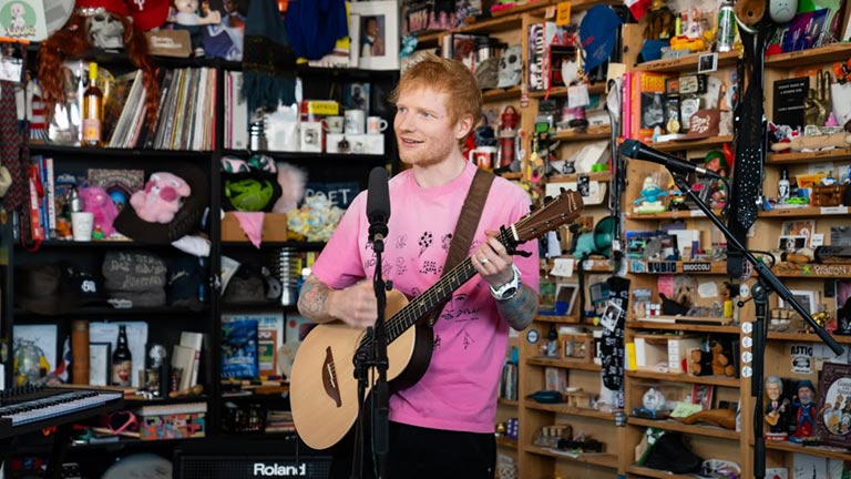 Actuación de Ed Sheeran
