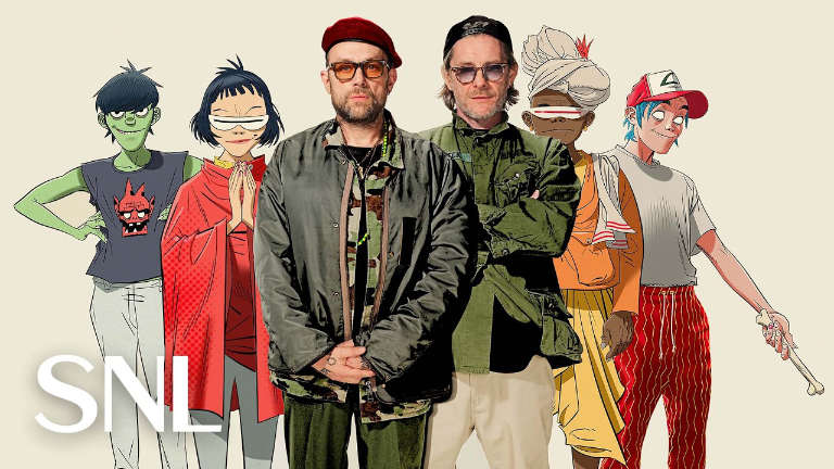 Actuación de Gorillaz