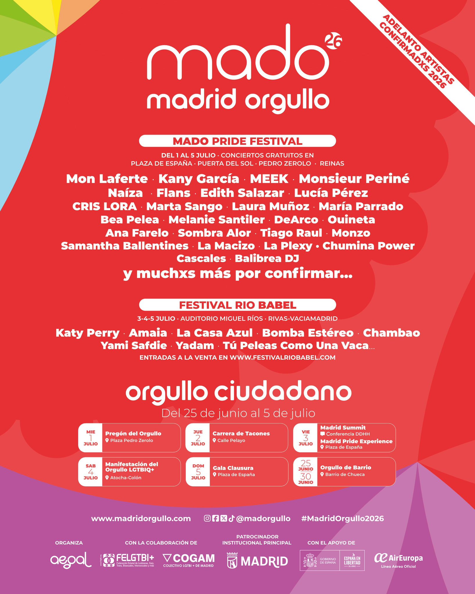 Mado Orgullo 2026
